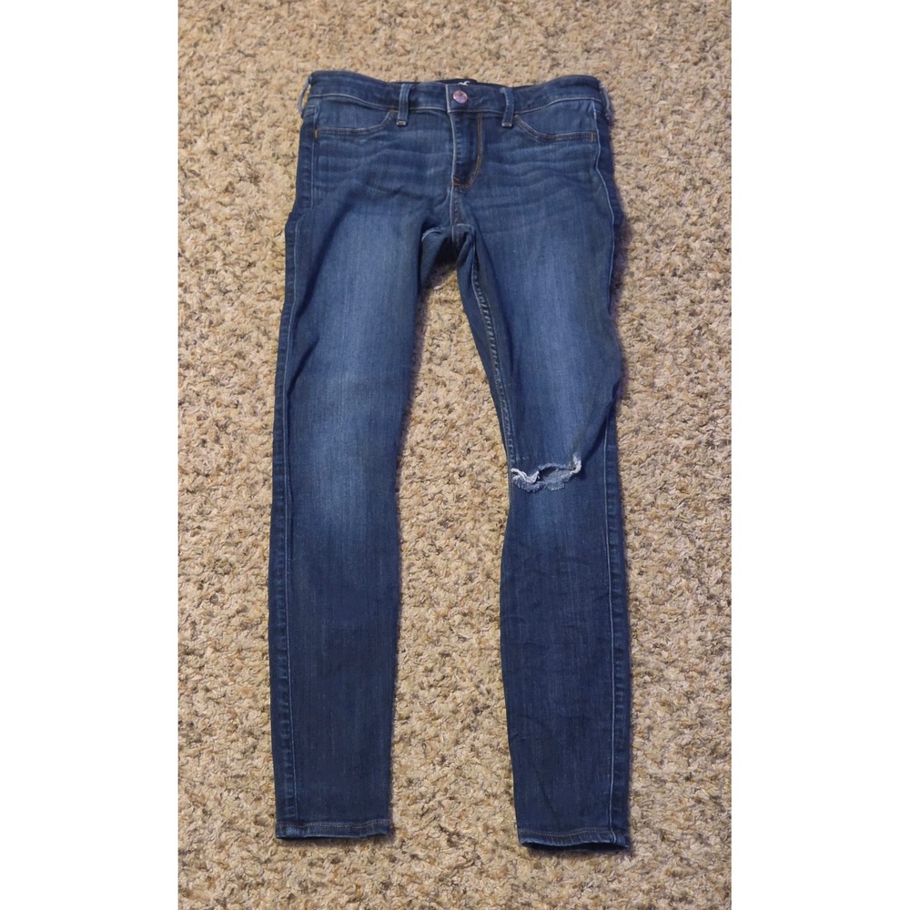 Hollister‎ Low Rise Advanced Stretch Jean Legging Pants Women's Size 5R (27x28)